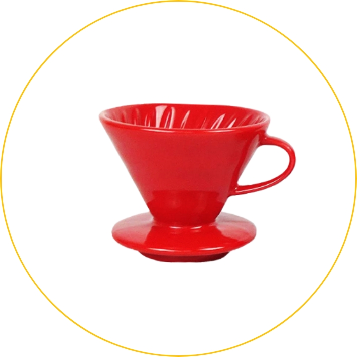 #2 Paper Cone Filters Strong Flavor Brewer Kajava Mama Pour Over Coffee Dripper White Restaurants 1 Cup Ceramic Slow Brewing Accessories for Home Easy Manual Brew Maker Gift Cafe